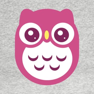 Purple Cute baby Owl T-Shirt